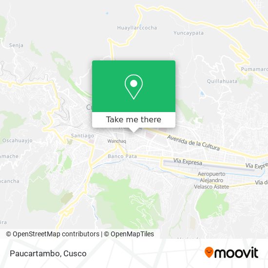 Mapa de Paucartambo
