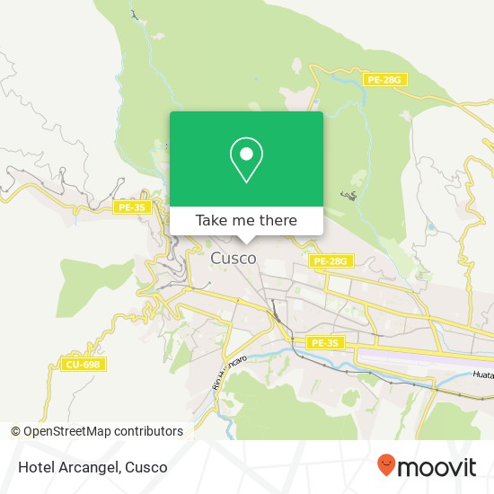 Hotel Arcangel map