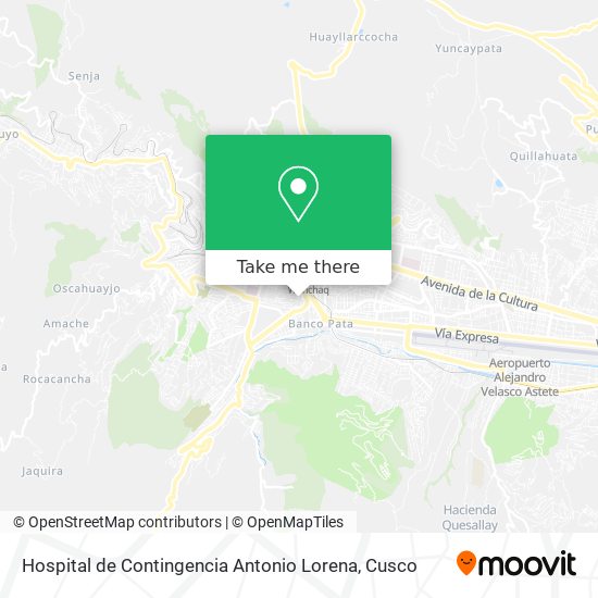 Hospital de Contingencia Antonio Lorena map