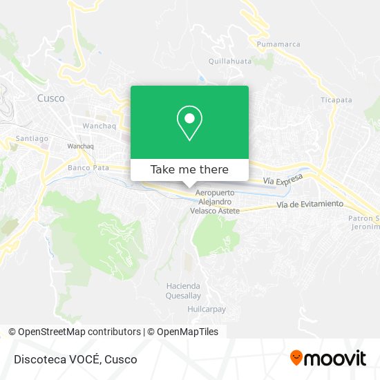 Discoteca VOCÉ map
