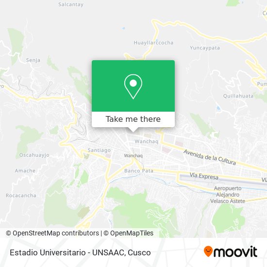 Estadio Universitario - UNSAAC map