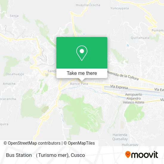 Bus Station （Turismo mer) map