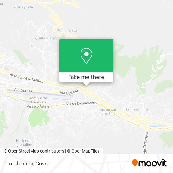 La Chomba map