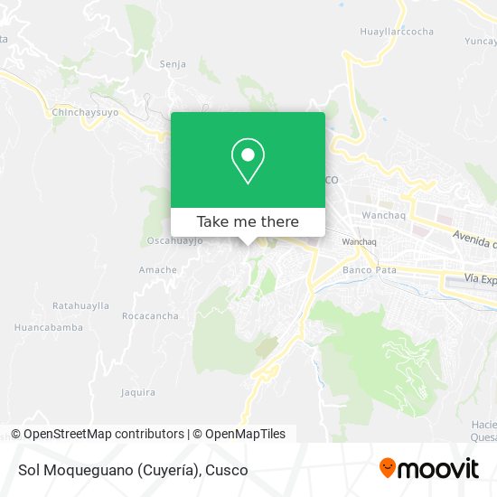 Sol Moqueguano (Cuyería) map