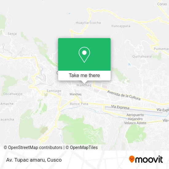 Av. Tupac amaru map