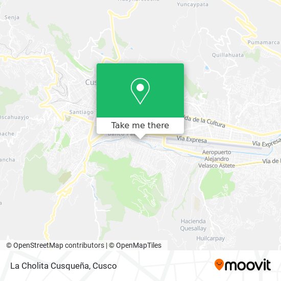La Cholita Cusqueña map