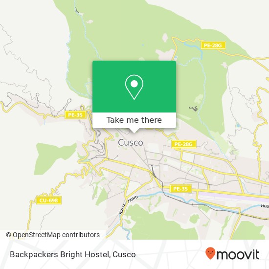 Mapa de Backpackers Bright Hostel