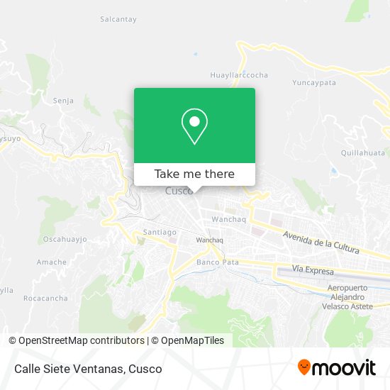 Calle Siete Ventanas map