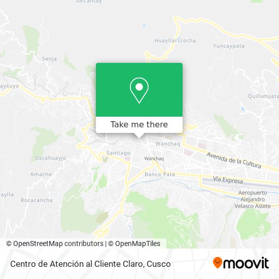 Centro de Atención al Cliente Claro map