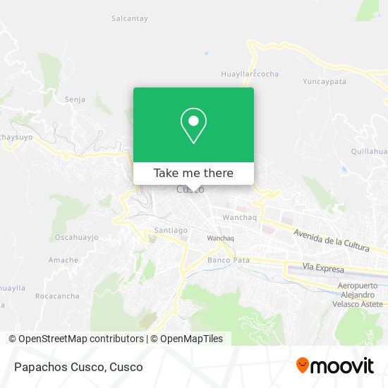 Papachos Cusco map