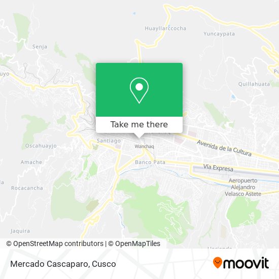 Mercado Cascaparo map