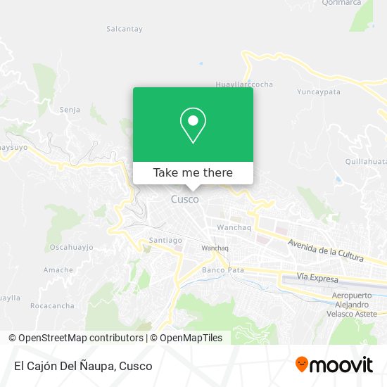 El Cajón Del Ñaupa map