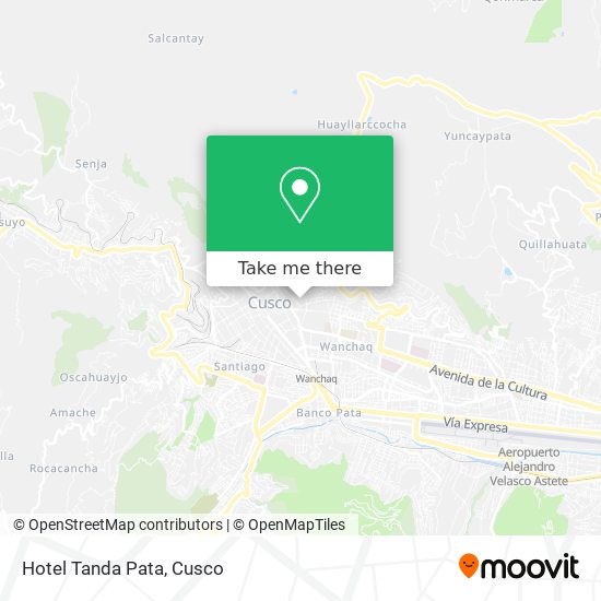 Hotel Tanda Pata map