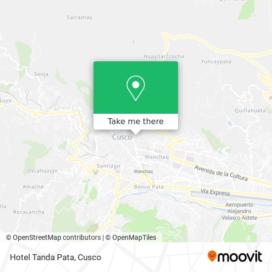 Mapa de Hotel Tanda Pata