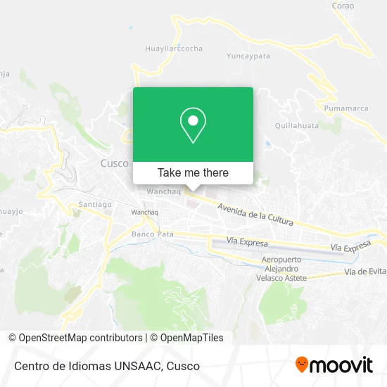 Centro de Idiomas UNSAAC map