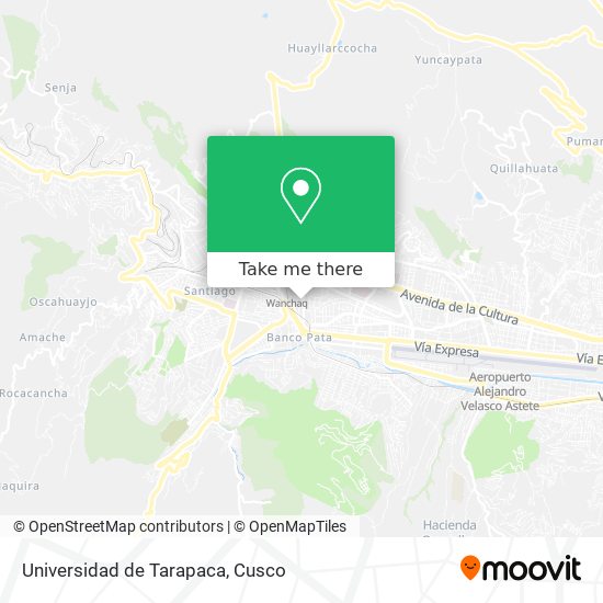 Universidad de Tarapaca map