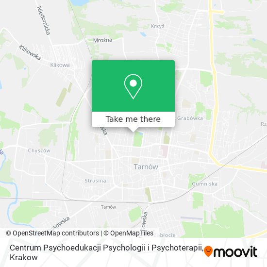 Карта Centrum Psychoedukacji Psychologii i Psychoterapii