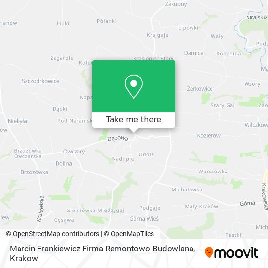 Marcin Frankiewicz Firma Remontowo-Budowlana map
