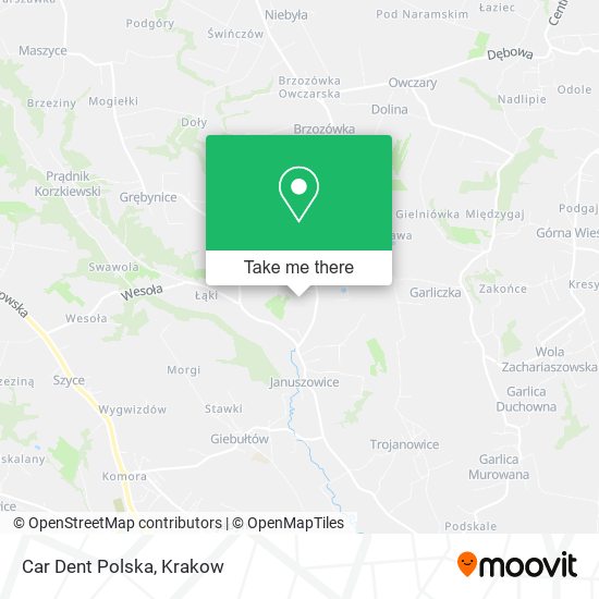 Карта Car Dent Polska