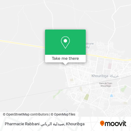 Pharmacie Rabbani صيدلية الرباني plan