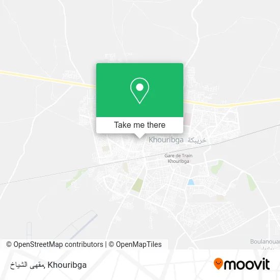 مقهى الشياخ plan
