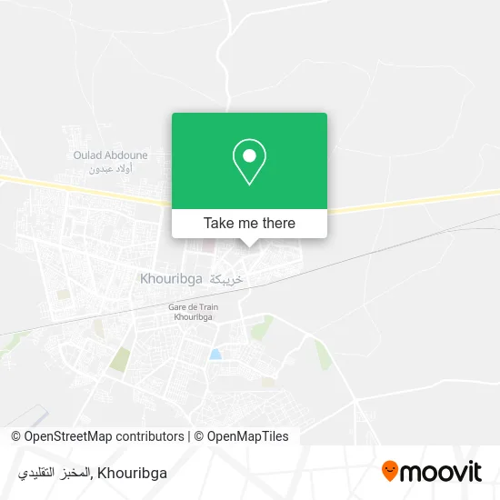 المخبز التقليدي plan