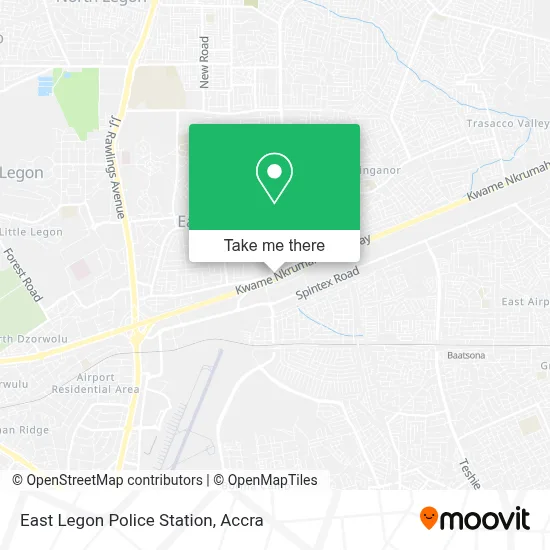 East Legon Police Station map