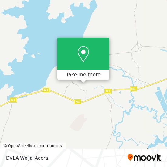 DVLA Weija map