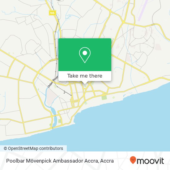 Poolbar Mövenpick Ambassador Accra map