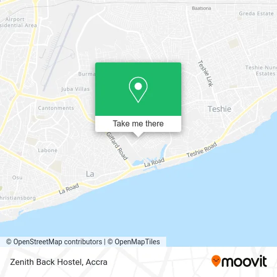 Zenith Back Hostel map