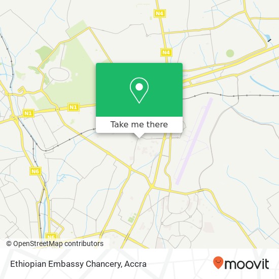Ethiopian Embassy Chancery map