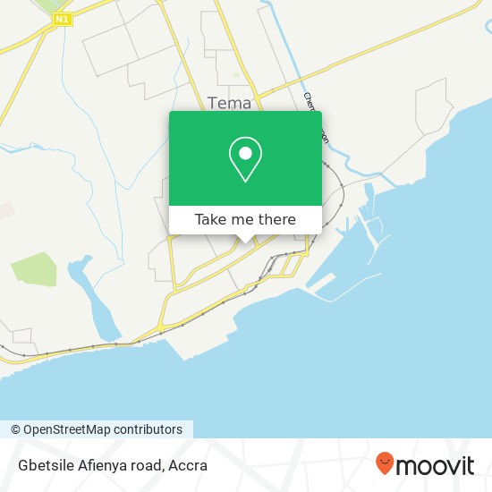 Gbetsile Afienya road map
