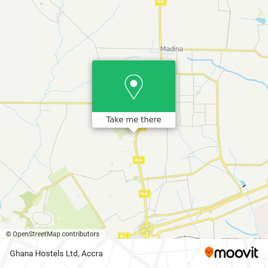 Ghana Hostels Ltd map