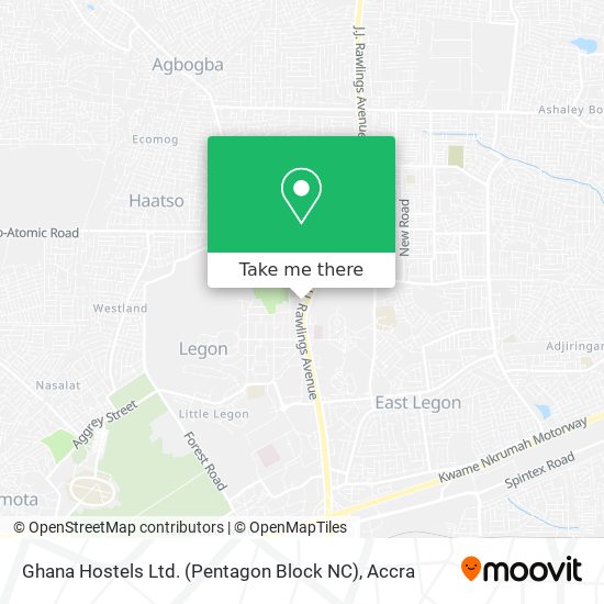 Ghana Hostels Ltd. (Pentagon Block NC) map