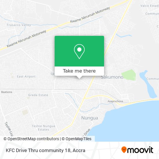 KFC Drive Thru community 18 map