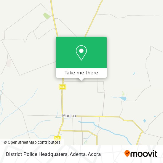 District Police Headquaters, Adenta map