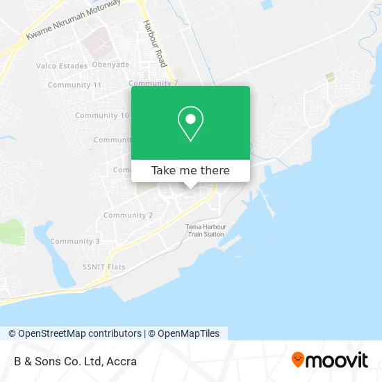 B & Sons Co. Ltd map