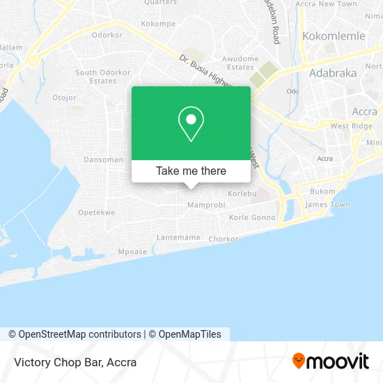 Victory Chop Bar map