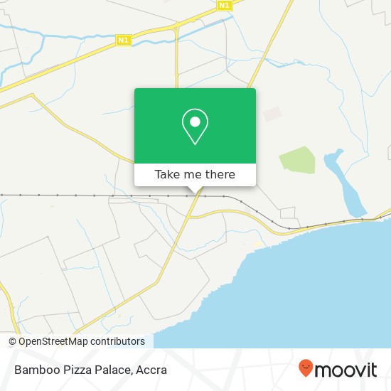 Bamboo Pizza Palace map