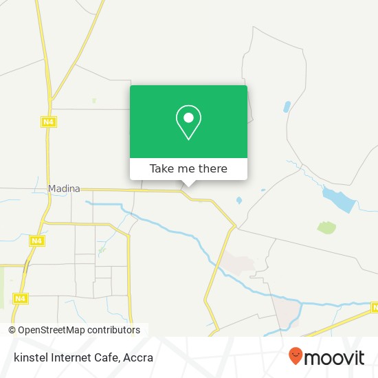 kinstel Internet Cafe map