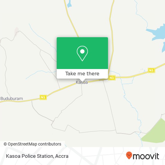 Kasoa Police Station map