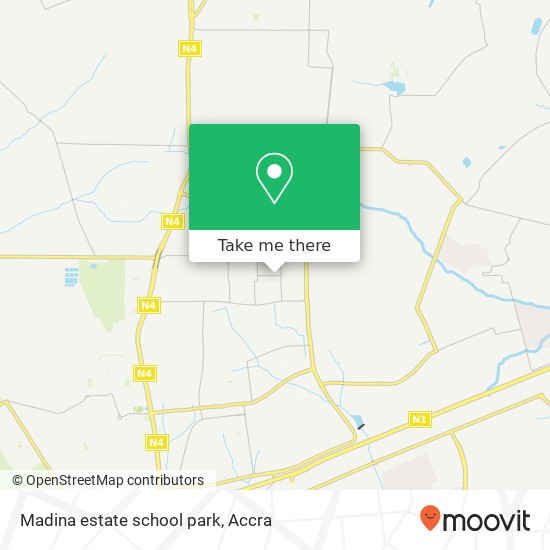 Madina estate school park map
