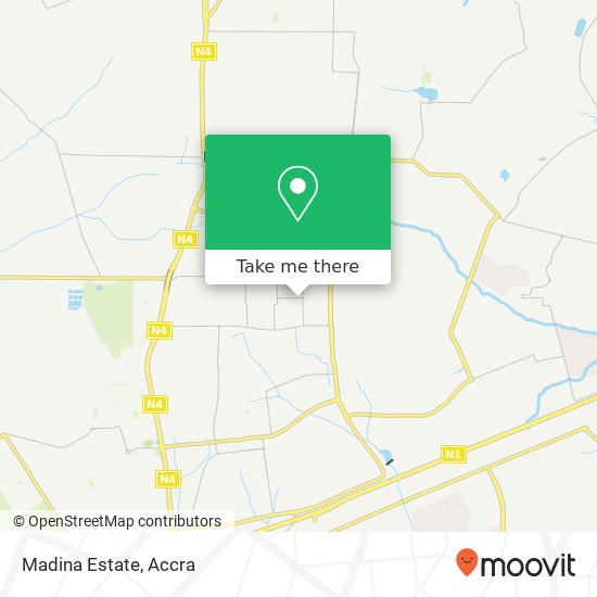 Madina Estate map