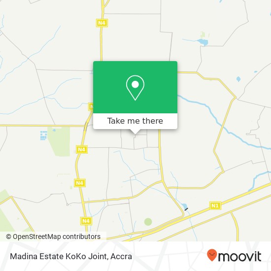 Madina Estate KoKo Joint map