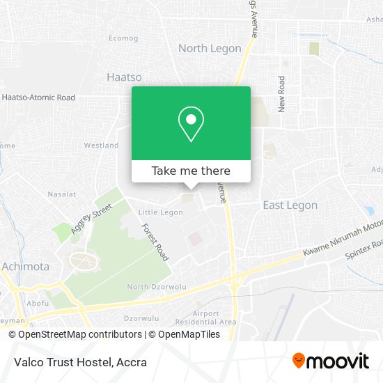 Valco Trust Hostel map