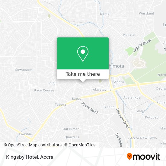 Kingsby Hotel map