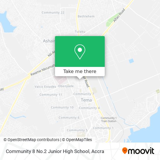 Community 8 No.2 Junior High School map