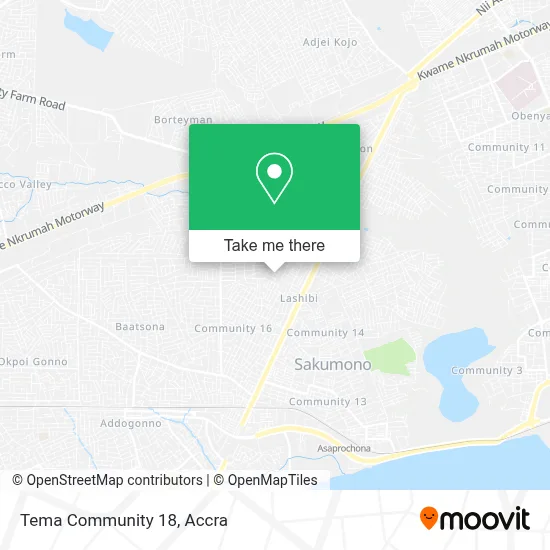 Tema Community 18 map