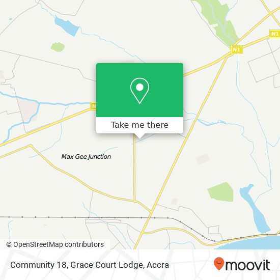 Community 18, Grace Court Lodge map