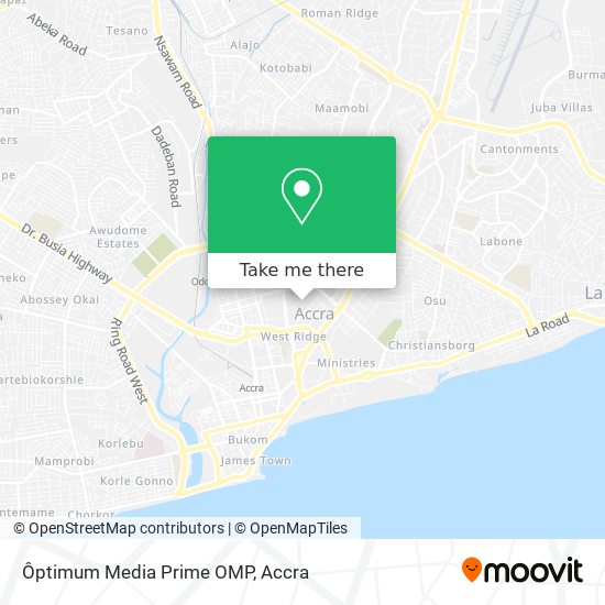 Ôptimum Media Prime OMP map